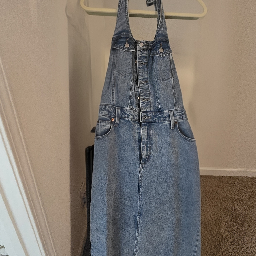 Target Blue Denim Backless Dress